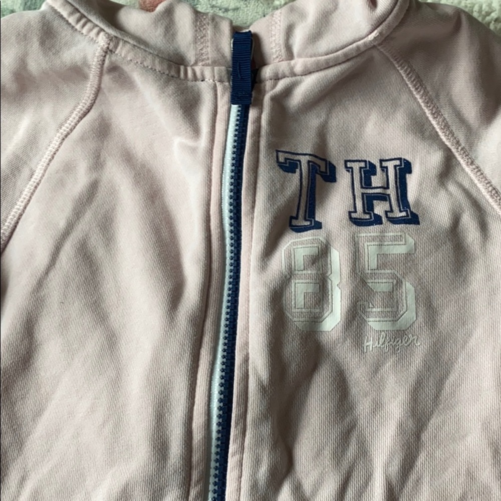 Tommy pink girls hoodie